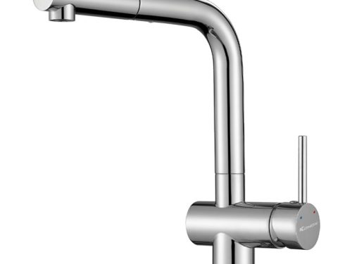 Vòi rửa bát nóng lạnh Konox KN1337 có dây rút
