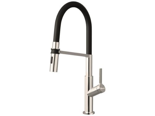 Vòi rửa bát nóng lạnh Konox Tema Nickel