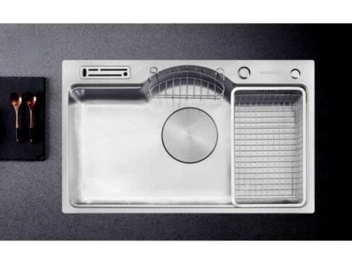 Chậu rửa bát inox 1 hố Eurogold EUD37848