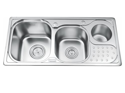 Chậu rửa bát inox 2 hố Gorlde GD-5203