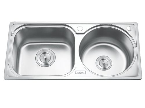 Chậu rửa bát inox 2 hố Gorlde GD-5312