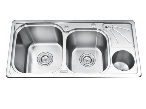 Chậu rửa bát inox 2 hố Gorlde GD-9035