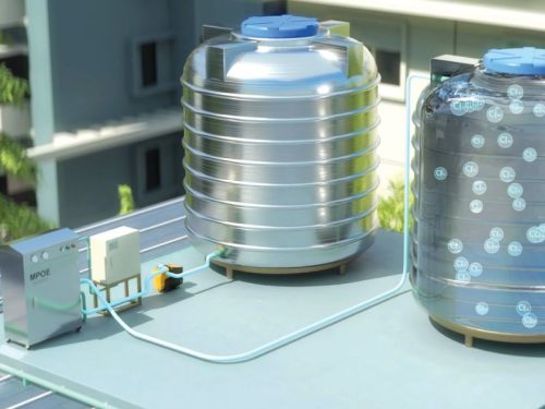 Bộ lọc thay thế Cleansui MPOE050E 2 Đường ống bộ lọc thay thế Cleansui MPOE050E