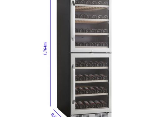 Kích thuớc tủ ướp rượu vang Kadeka KA-165T