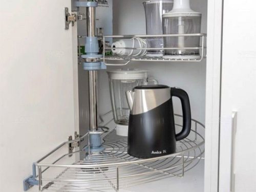 Mâm xoay inox nan tròn Eurogold TR180C