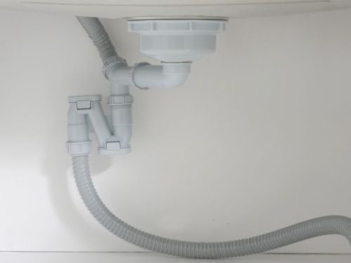 Siphon chậu rửa bát inox 1 hố Konox TARI 9051SR