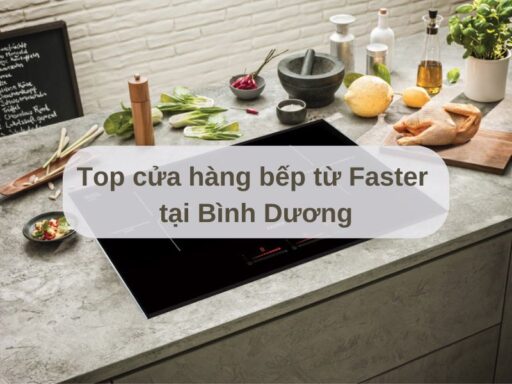 Top cửa hàng bếp từ Faster tại Bình Dương