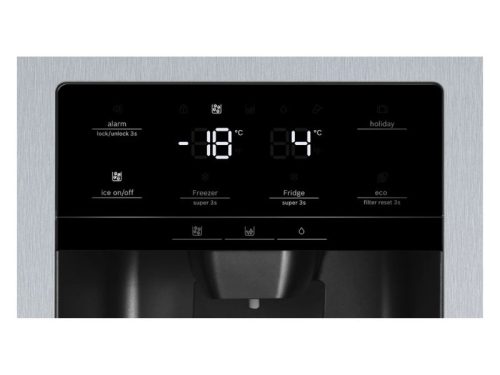 Bảng điều khiển tủ lạnh 2 cánh side by side 531 lít Bosch KAG93AIEP