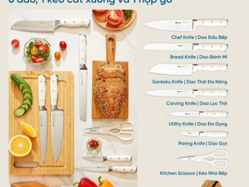 Ảnh bộ dao làm bếp cao cấp 7 món Konox Gouter