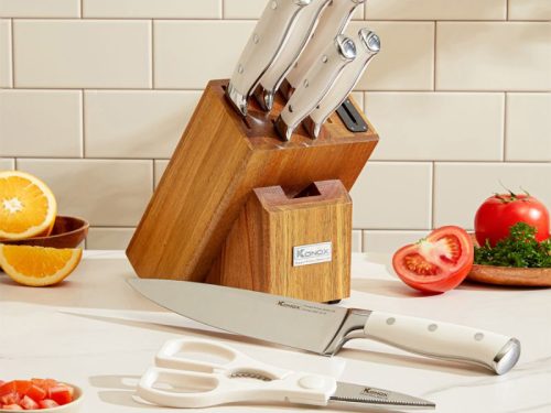 Ảnh thực tế bộ dao làm bếp cao cấp 7 món Konox Gouter