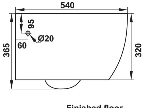 Lắp đặt bồn cầu treo tường Sapporo Hafele 588.79.410