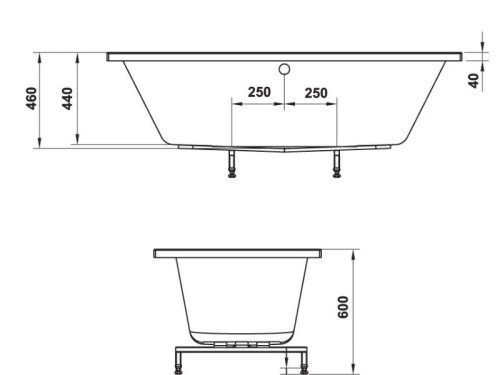 Lắp đặt bồn tắm âm hình bầu dục Nagoya 1700 Hafele 588.79.600