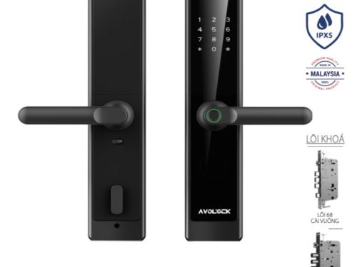 Khoá cửa thông minh Avolock AV-64-B 1 anh khoa van tay avolock av 64 b