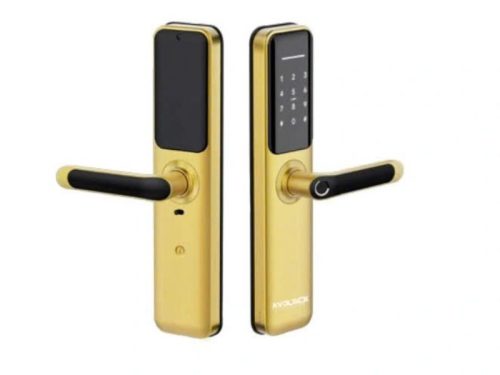 Khóa cửa vân tay Avolock AV-63-Gold