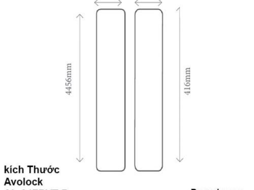 Khóa thông minh Avolock AL-84FRVT-B 1 kich thuoc khoa thong minh avolock al 84frvt b