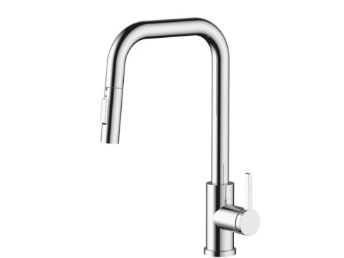 Vòi rửa bát nóng lạnh Kluger KLF0011C có dây rút