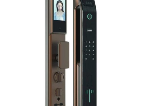 Khóa điện tử Hyundai HY-SLA808F Amber Gold
