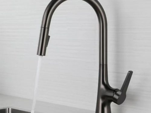 Vòi rửa bát nóng lạnh Faster FS 929G có dây rút