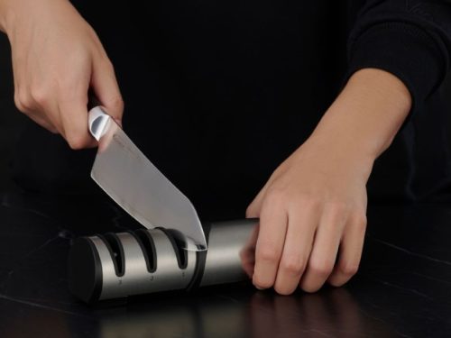 Ảnh thực tế dụng cụ mài dao 3 khe Konox Knife Sharpener
