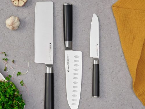 Hình ảnh bộ dao làm bếp 3 món Konox Alder Set