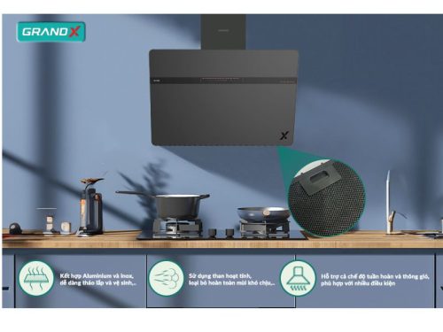 Ảnh minh họa máy hút mùi áp tường Grandx GX H90S86G