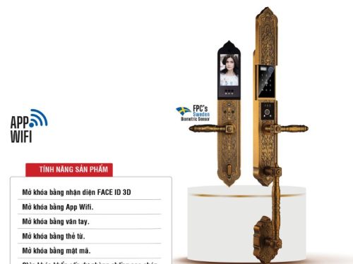 Khóa thông minh Faster FS009-GB BRASS