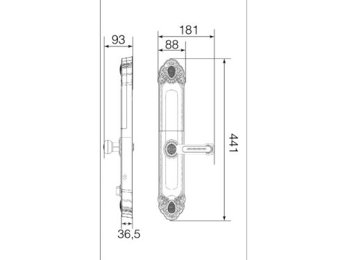 kich thuoc khoa thong minh faster fs039 1 ac