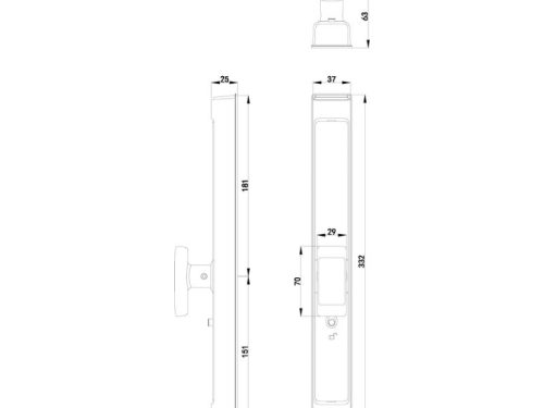 kich thuoc khoa thong minh faster fs6901 bl