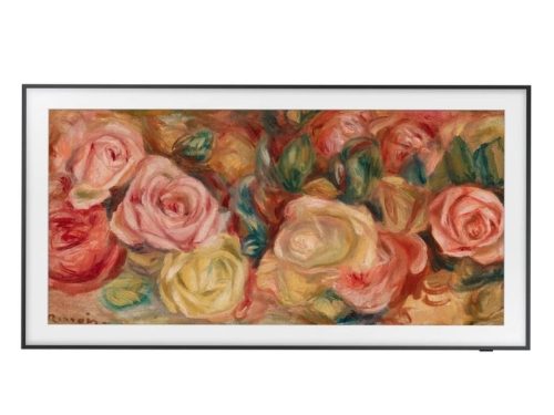 anh smart tivi khung tranh the frame qled samsung 4k 65 inch qa65ls03dakxxv