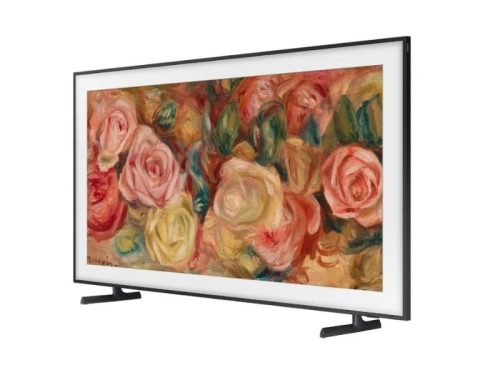 anh smart tivi khung tranh the frame qled samsung 4k 75 inch qa75ls03dakxxv