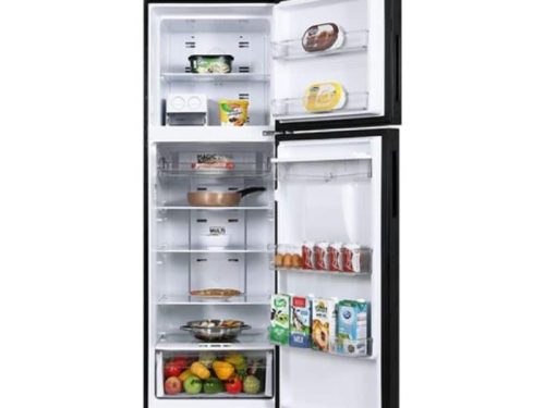 anh tu lanh 2 canh ngan da tren inverter 347 lit aqua aqr t400fa wfb