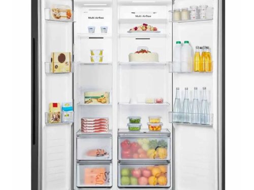 Tủ Lạnh 2 cánh side by side Inverter 519 Lít Hisense HS56WF 1 anh tu lanh 2 canh side by side inverter 519 lit hisense hs56wf