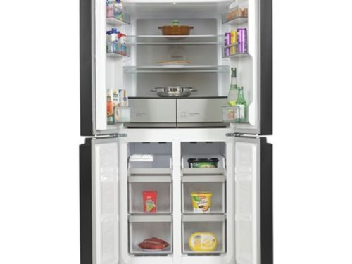 Tủ lạnh 4 cánh side by side 466 lít Hitachi HR4N7522DSDXVN 2 ben trong tu lanh 4 canh side by side 466 lit hitachi hr4n7522dsdxvn