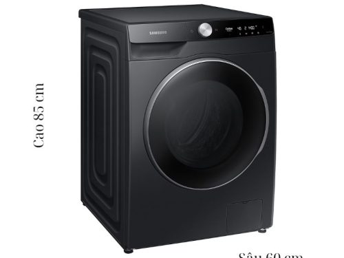 kich thuoc may giat samsung ai ecobubble inverter 12 kg ww12cgp44dsbsv cua truoc