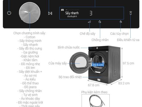kich thuoc may say bom nhiet inverter samsung 17 kg dv17b9750cv sv