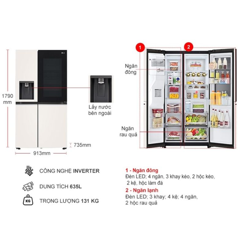 kich-thuoc-tu-lanh-2-canh-side-by-side-inverter-635-lit-lg-gr-x257bg.jpg kich thuoc tu lanh 2 canh side by side inverter 635 lit lg gr