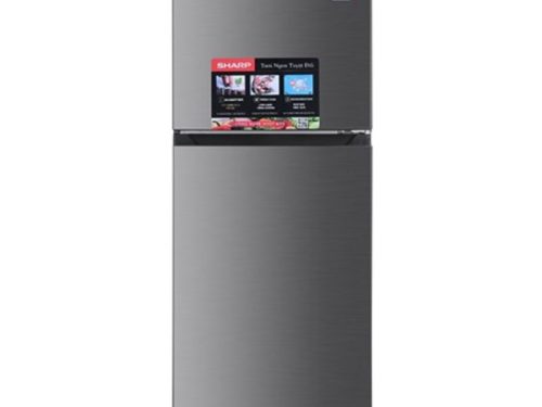 Tủ lạnh 2 cánh ngăn đá trên 197 lít Sharp SJ-X215V-SL