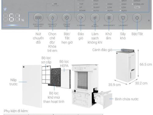kkich thuoc may hut am sharp dw t30fv w