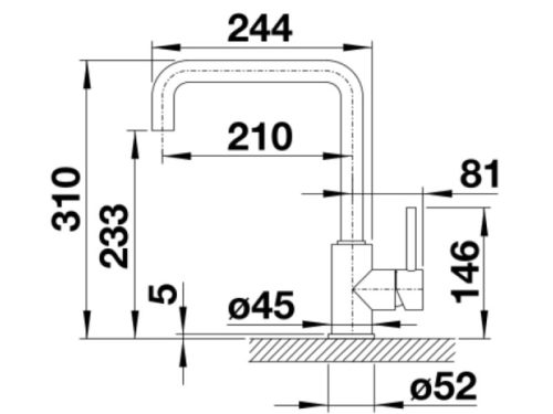 Vòi rửa bát Blanco Mili Chrome 524709 2 lap dat voi inox rua bat blanco mili chrome 524709