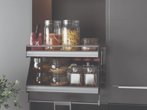 Kệ nâng hạ Hafele 504.68.375 Imove R700mm 1 Ảnh Kệ nâng hạ Hafele 504.68.375 Imove R700mm